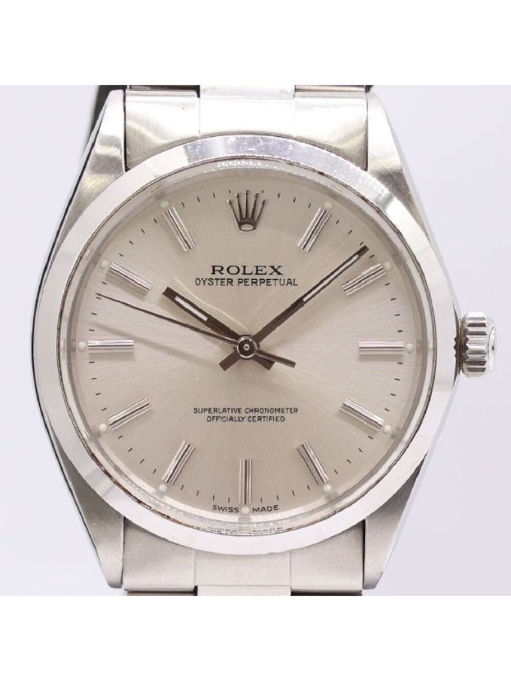 Rolex Oyster Perpetual Automatic Silver Dial Watch